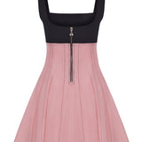 Serein Pembe Kısa Elbise