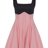 Serein Pembe Kısa Elbise