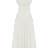 Ivory Uzun Korse Görünümlü Elbise
