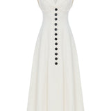 Ivory Uzun Korse Görünümlü Elbise