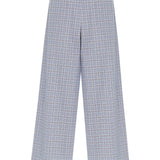 Lumila Ekose Geniş Paça Pantolon