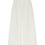 Ivory Pantolon %100 Keten Punto Dikiş Detaylı