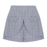 Lumina Ekose Şort - Etek