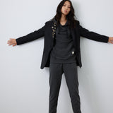 Maxim İşlemeli Ceket