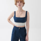 Avery Simetrik Keten Şort