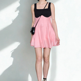 WTF | Serein Pembe Kısa Elbise