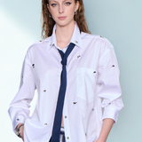 WTF | Charlotte Düğme Aplikeli Gömlek