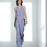 WTF | Lumila Ekose Geniş Paça Pantolon