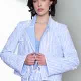 WTF | Lumina Taşlı Ceket 100% Pamuk