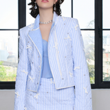 WTF | Lumina Taşlı Ceket 100% Pamuk