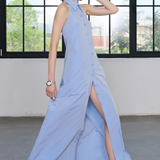 WTF | Lumina Vesta Uzun Elbise  %100 Pamuk