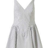 Moyestro Çizgili Kısa Elbise %100 Organik Pamuk