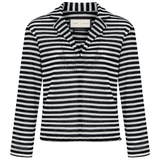 Freya Siyah-Beyaz Çizgil Bluz