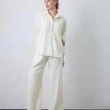 Glide Satinaria Düz Paça Pantolon