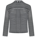 Freya Siyah-Beyaz Çizgil Bluz