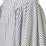 Moyestro Çizgili Kısa Elbise %100 Organik Pamuk