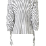 Moyestro Çizgili Ceket %100 Organik Koton