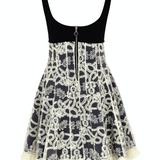 Isolde Dantel Detaylı Siyah Elbise