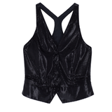 TwirlMosaic Kadife Yelek