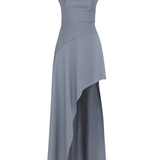 Broadway Uzun Asimetrik Elbise