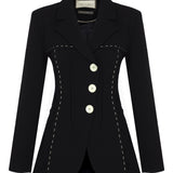 Isolde Ters Dikişli Şık Ceket