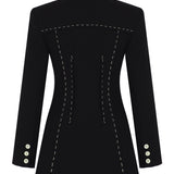 Isolde Ters Dikişli Şık Ceket