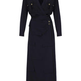 Inigma Yırtmaçlı Kargo Cep Elbisesi