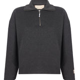 Karin Fermuarlı Sweatshirt W