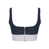 Vega %100 Keten Crop Top