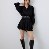 Vespera Volanlı Elbise