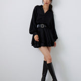 Vespera Volanlı Elbise