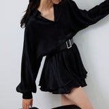 Vespera Volanlı Elbise