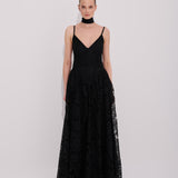 Fransız Dantelinden Françeska Uzun Elbise