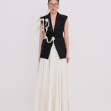 Paloma Yelek %100 Keten  El İşçiliği Aksesuar Detayı