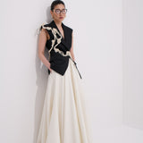 Paloma Yelek %100 Keten  El İşçiliği Aksesuar Detayı