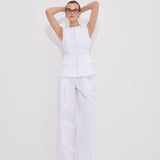 Lia Yelek Bluz, %100 İnce Organik Koton