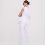 Lia Yelek Bluz, %100 İnce Organik Koton