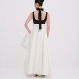 Paloma Uzun Keten Elbise  %100 Keten