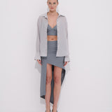 Fethiye Gömlek Dökümlü Geniş Yaka