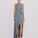 Broadway Uzun Asimetrik Elbise