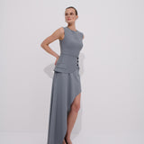 Broadway Uzun Asimetrik Elbise