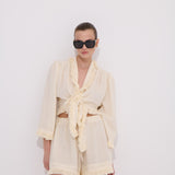 Savra Lastikli Püskül Şort