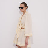 Savra Lastikli Püskül Şort