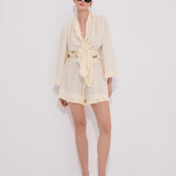 Savra Lastikli Püskül Şort