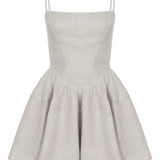 Aleyna Kısa Elbise %100 Keten