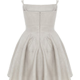 Aleyna Kısa Elbise %100 Keten