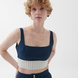 Vega %100 Keten Crop Top