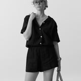 Kaylee Rahat Keten Gömlek