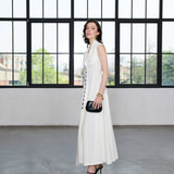 Ivory Uzun Korse Görünümlü Elbise