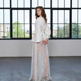 Serene Tül Uzun Yıldızlı Etek